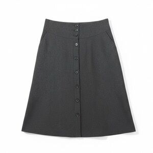 Button Front Winter Skirt